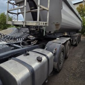 foto 42t/29m3 dumper wana naczepa MEILLER KISA3 hardox żagiel