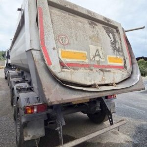 foto 42t/29m3 dumper wana naczepa MEILLER KISA3 hardox żagiel