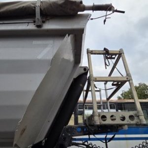foto 42t/29m3 dumper wana naczepa MEILLER KISA3 hardox żagiel