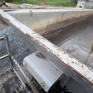 foto 42t/29m3 dumper wana naczepa MEILLER KISA3 hardox żagiel