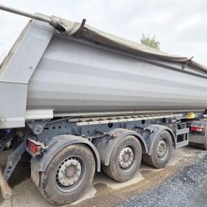 foto 42t/29m3 dumper wana naczepa MEILLER KISA3 hardox żagiel